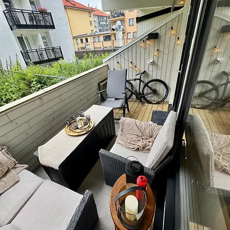 Апартаменти Exclusive With Terrace In Nordnes Берген